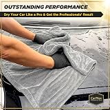 CarMax Premium Double-Sided Twisted Loop Car Drying Towel XL 80x50cm 1400gsm view 2