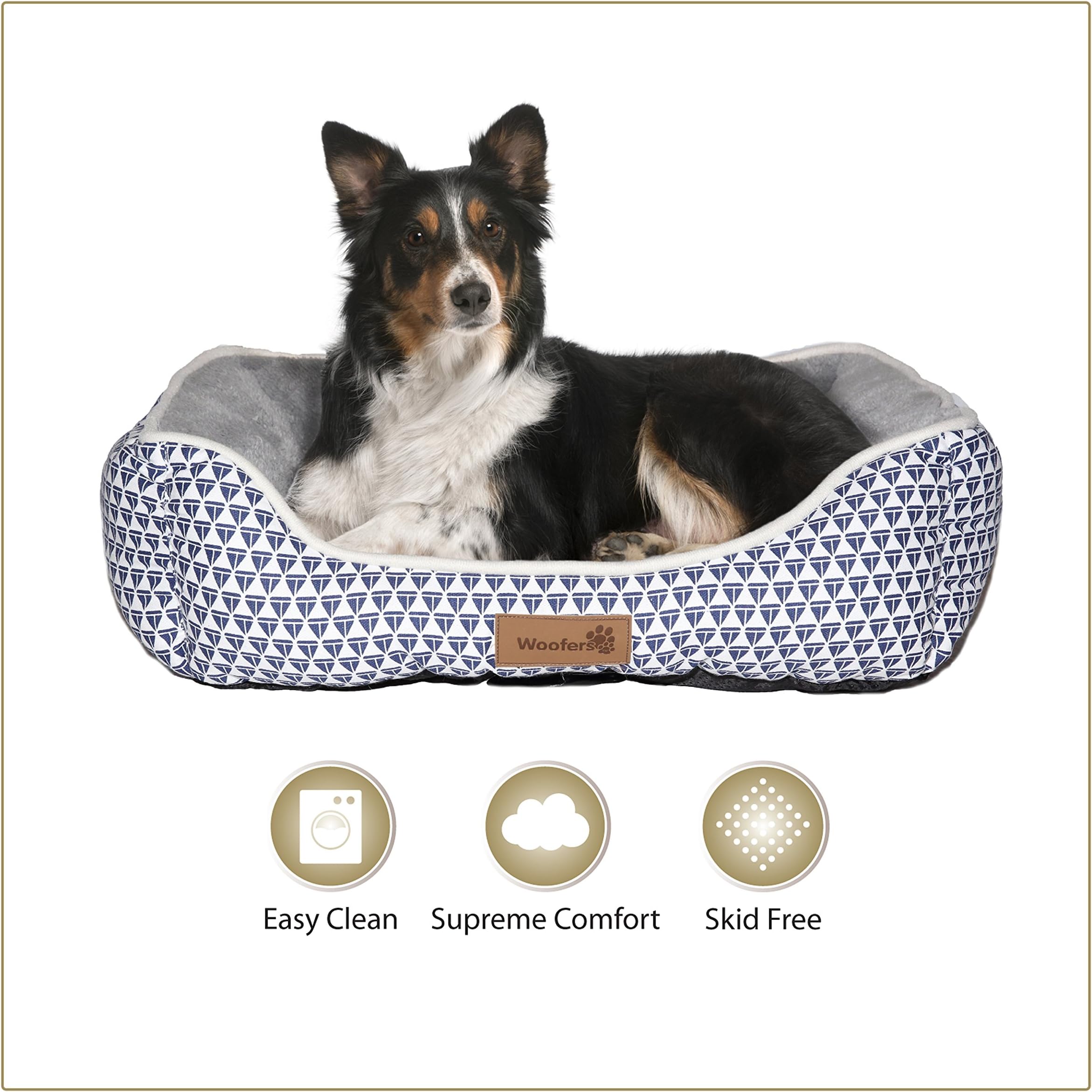 Woofers Nore Dog Bed For Large Dogs, Pet Beds For Large Dogs Dog Cushion Dog Pillow Dog Mattress