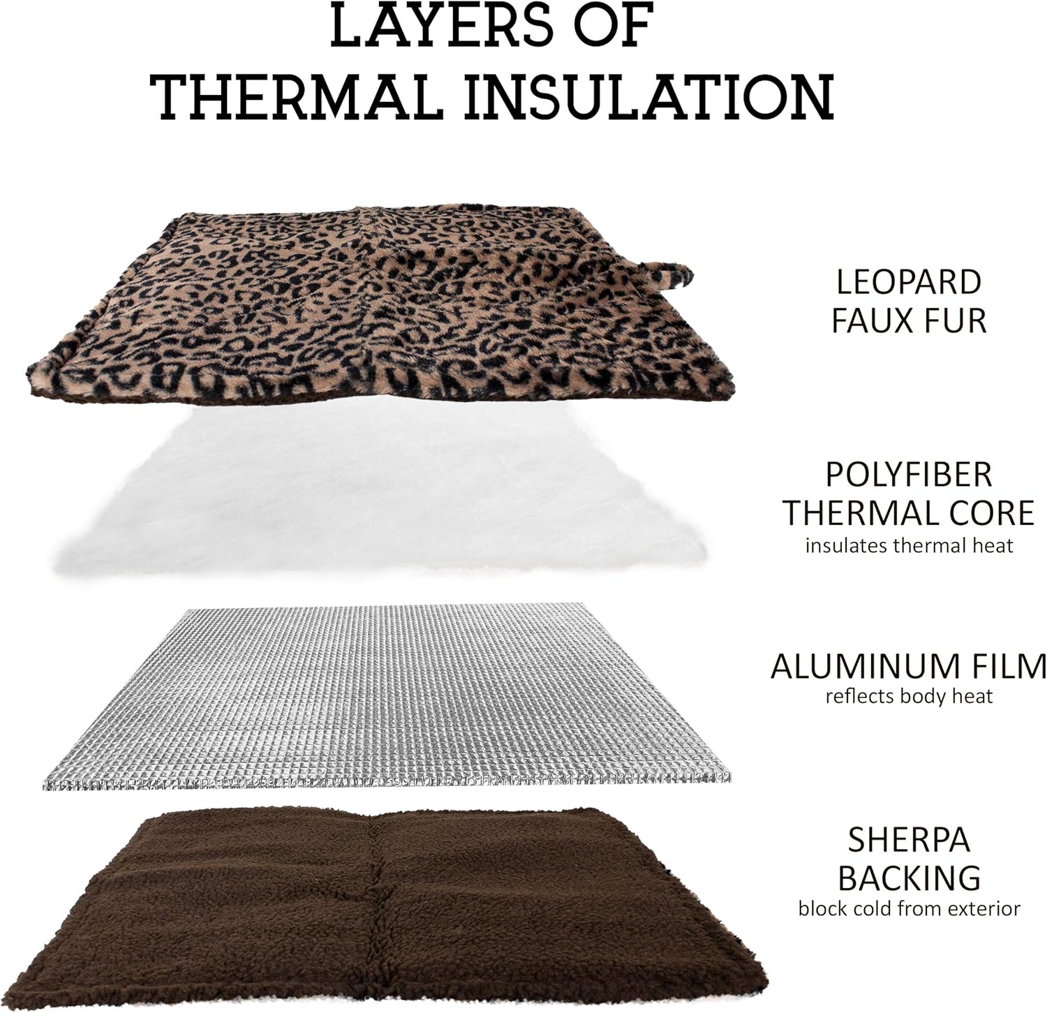 Thermal Cat Pet Dog Warming Bed Mat (Beige, Regular) : Self Warming Pet Bed : Pet Supplies