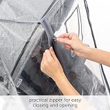 Zamboo Universal Rain Cover for Pushchair and Pram with Zip Opening view 2