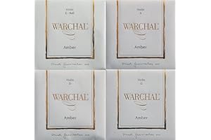 Warchal Amber Violin String Set with E Ball End