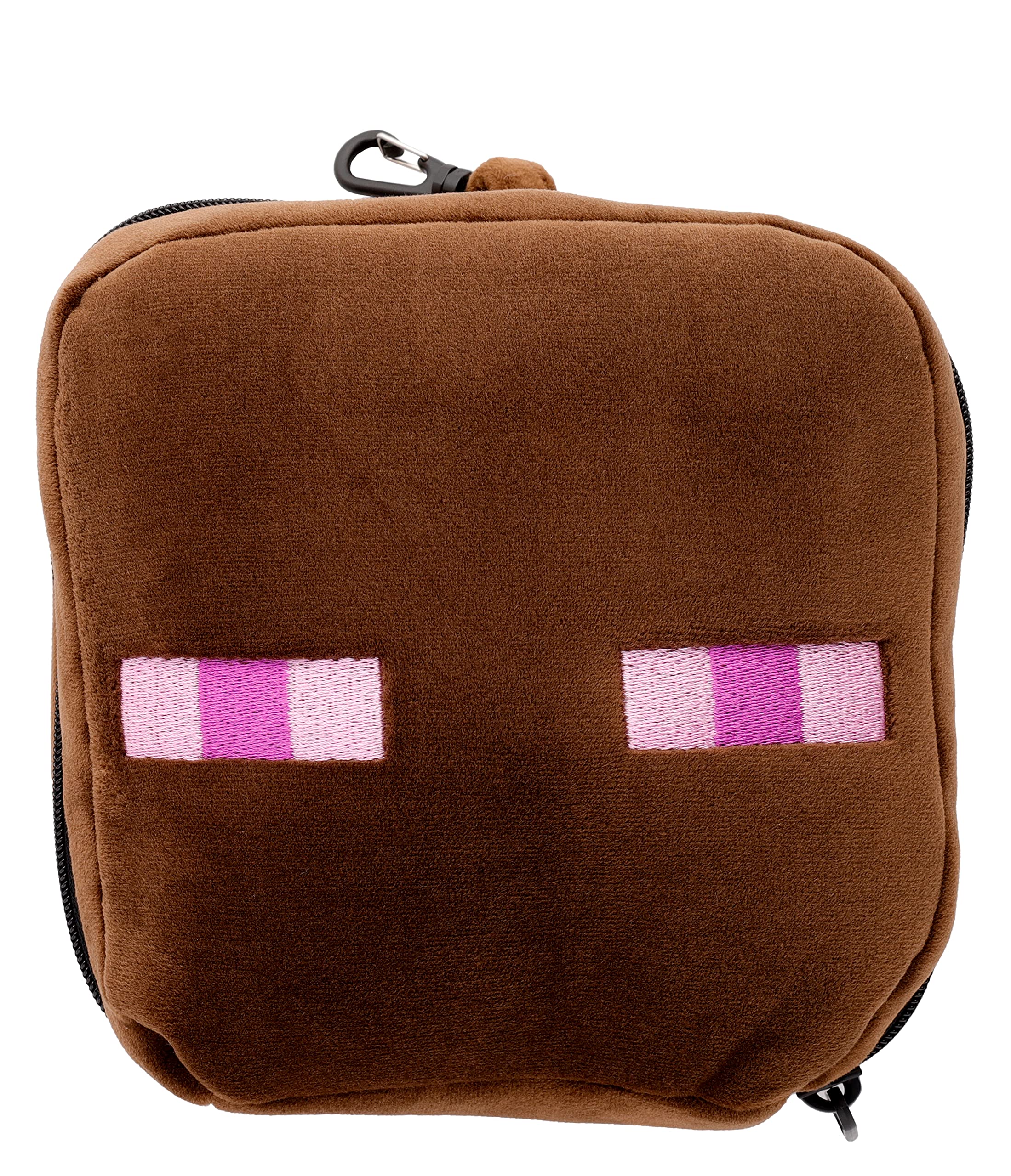VARZI Stationery Selection Since 1956 Minecraft Travel Pillow, Brown, Standard, Modern