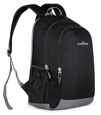 The Clownfish 23 Ltrs Black Laptop Backpack (TCFBPPO-ABBL9)