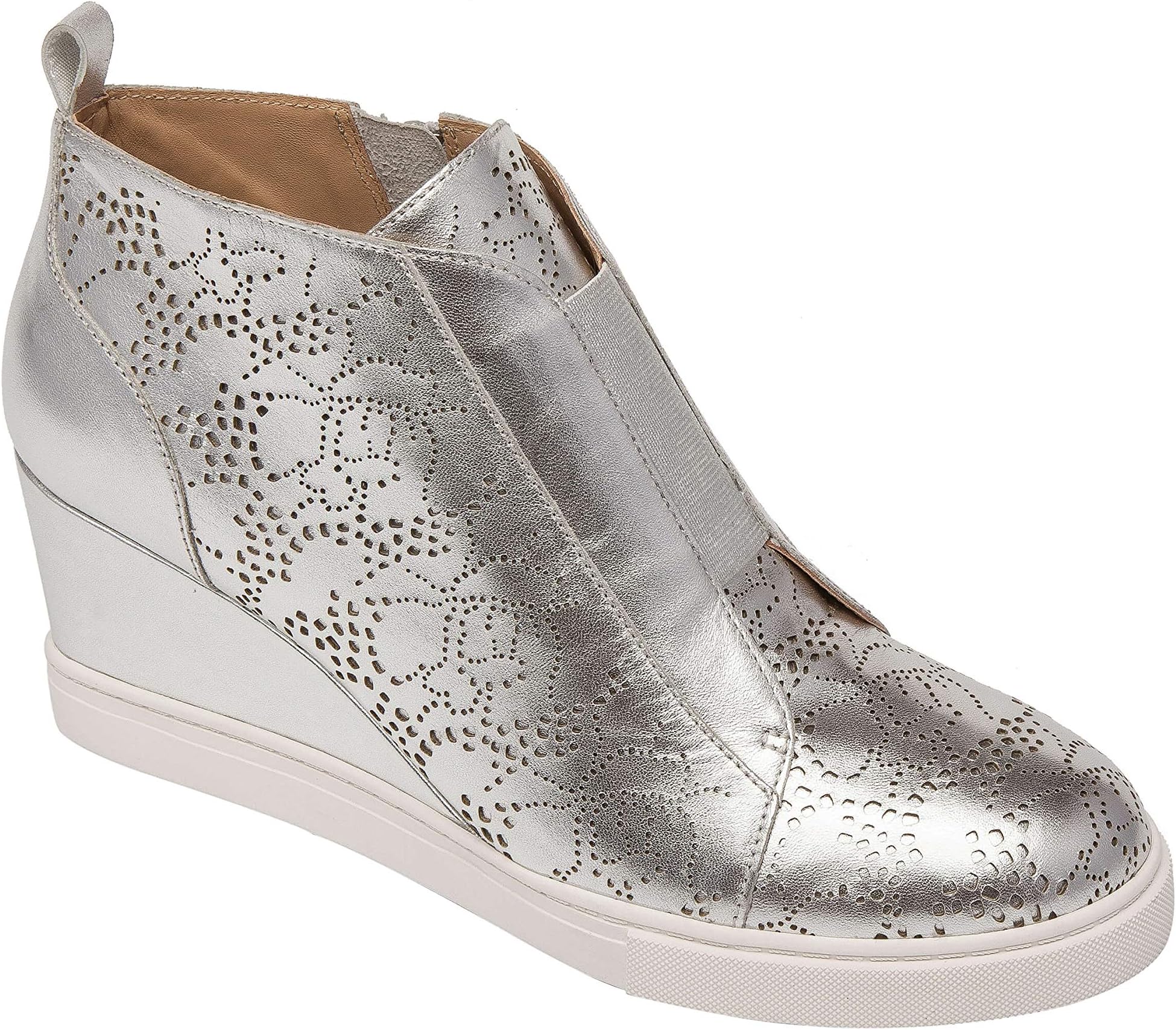 Linea Paolo - Felicia II - Our Original Platform Wedge Sneaker Bootie in Leather and Suede