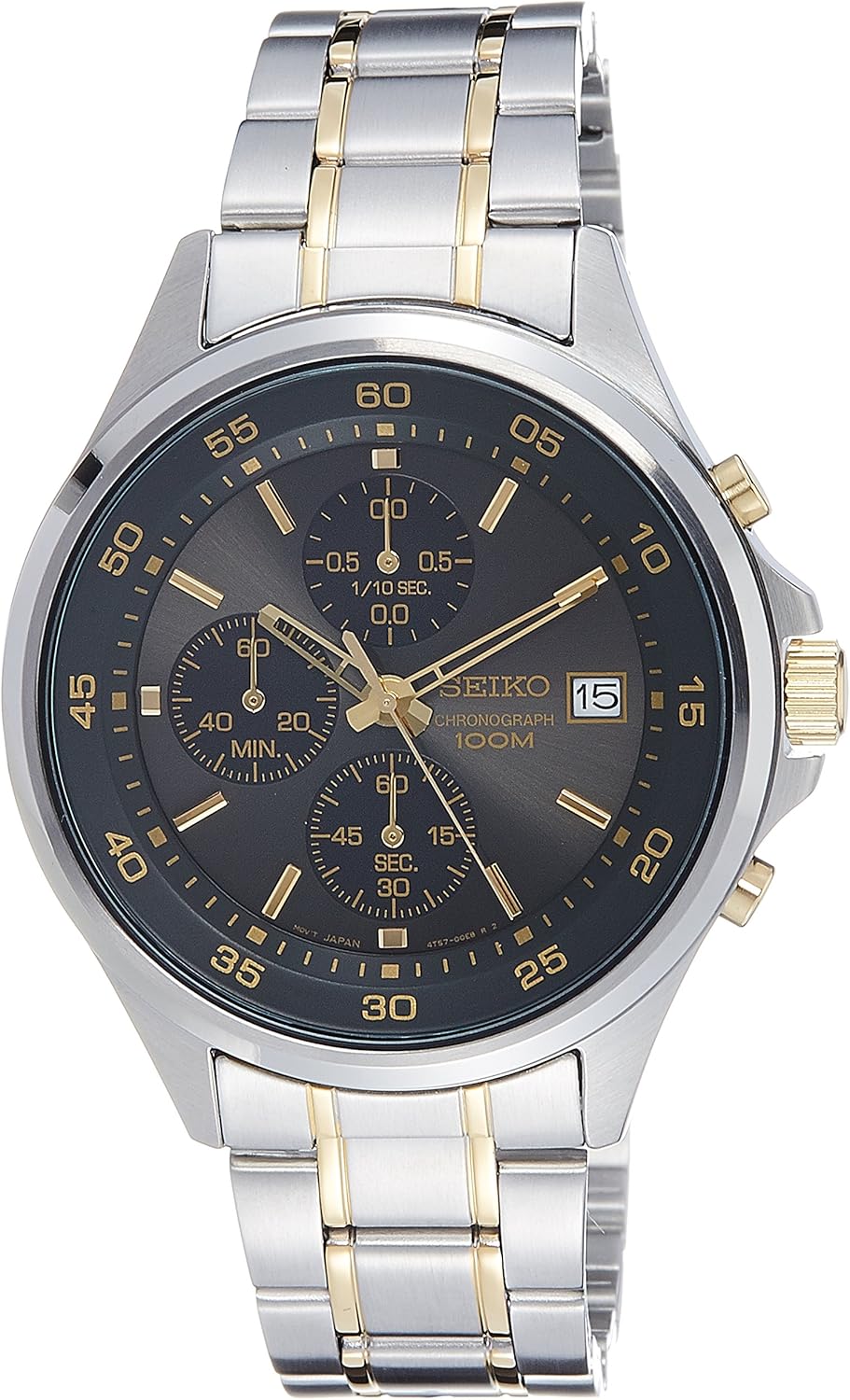 Seiko Men's Chronograph Quartz Watch with Stainless Steel Bracelet SKS481P1 Amazon.co.uk Watches