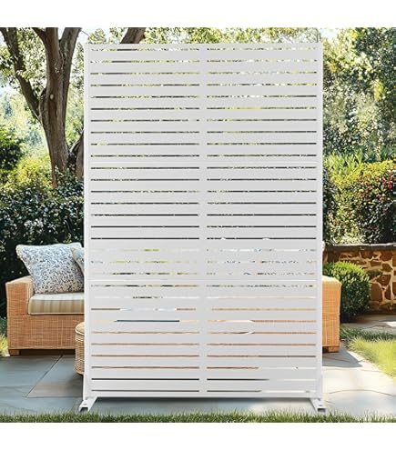 Decorative Fences Plant Screen,Telescopic Room Divider Fence - Easy To Install