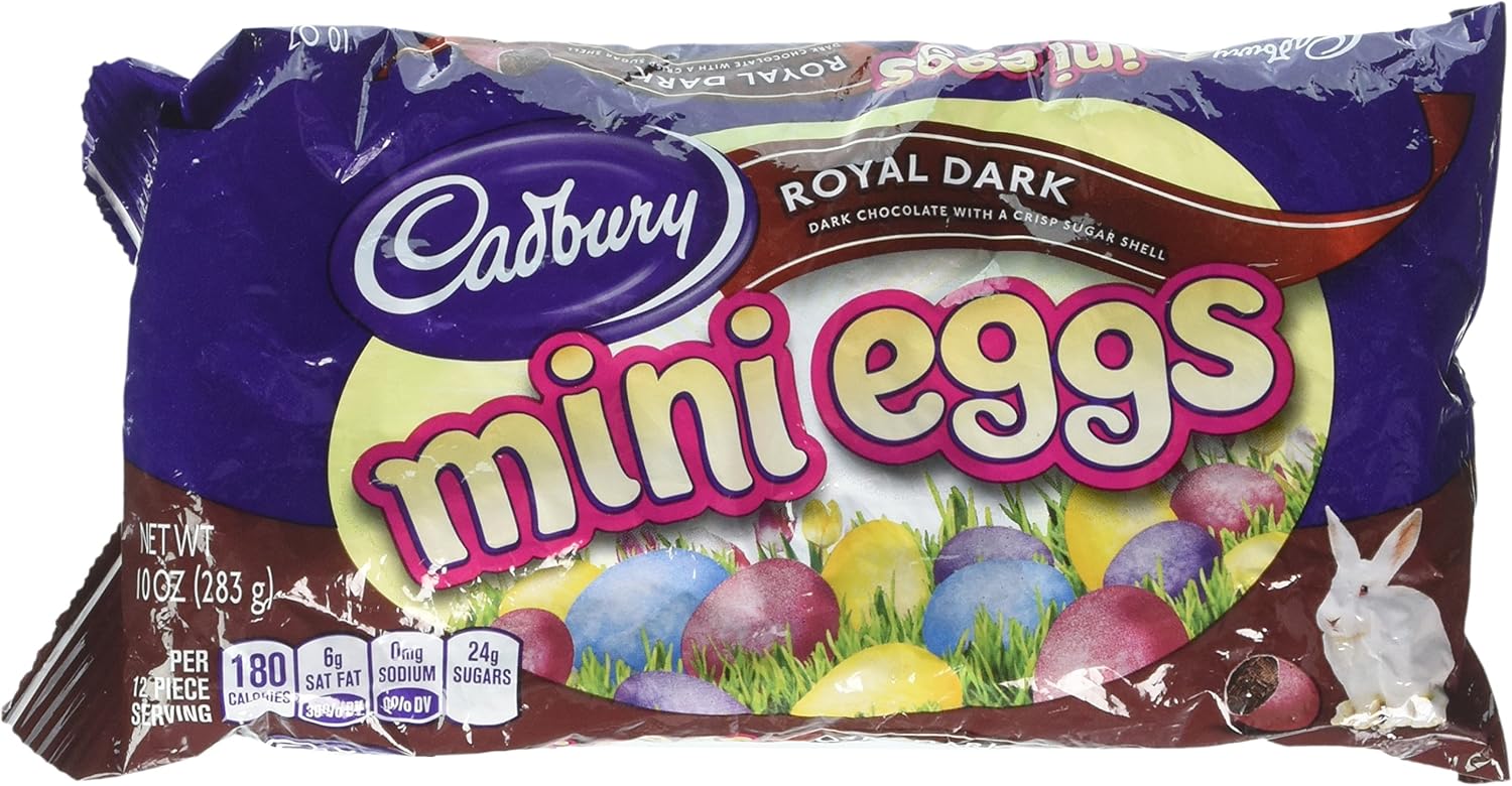Cadbury Royal Dark Mini Eggs, 10Ounce Bag (Pack of 3) by Cadbury