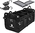 Trunkcratepro Collapsible Portable Multi Compartments Trunk Organizer, Black
