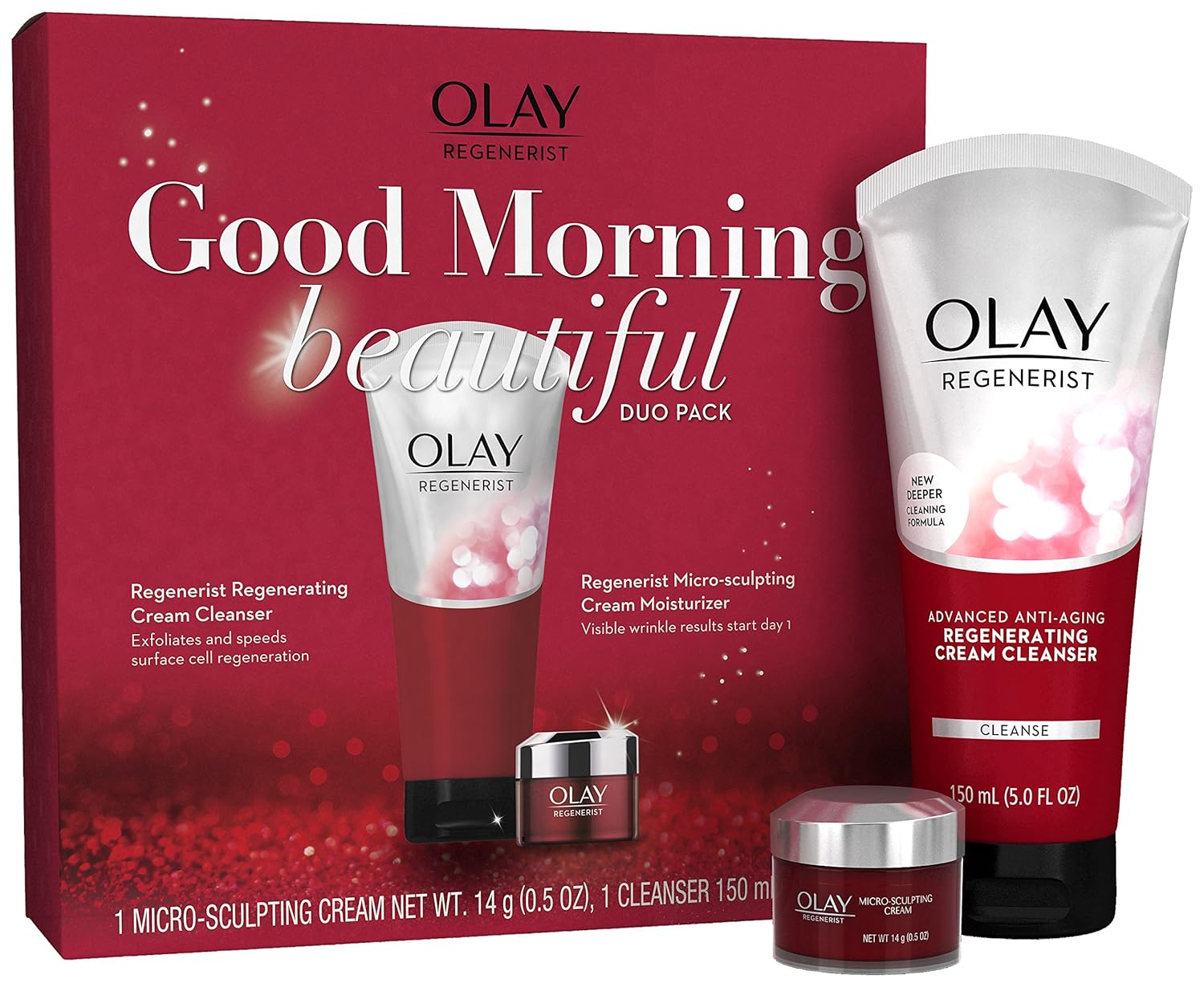 Olay Regenerist Advanced Anti Aging Skin Care Regimen Duo Kit, 5.5