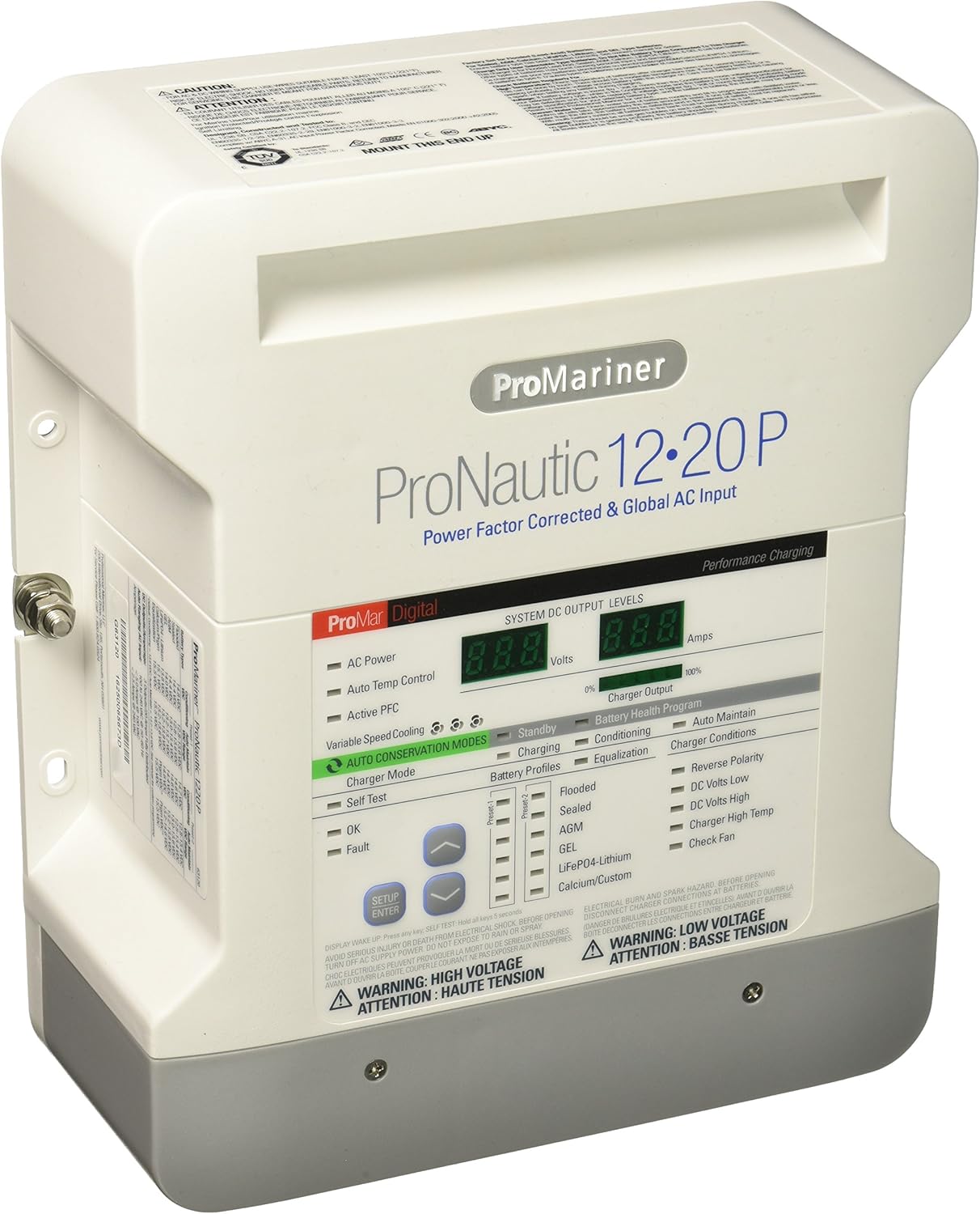 ProMariner 63120 ProNauticP Series 1220P - 12 Volt, 20 Amp Battery Charger: Sports & Outdoors