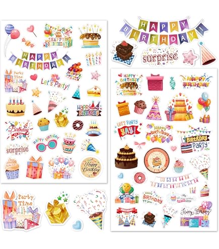 Sticko Stickers – Lot D'autocollants Alphabet, Confetti Et Étoiles – Neuf