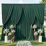 40ftx10ft Wrinkle FreeHunter Green Backdrop