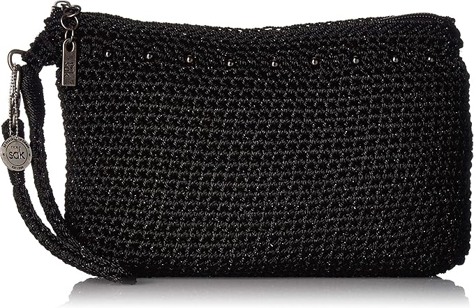 the sak crochet wristlet