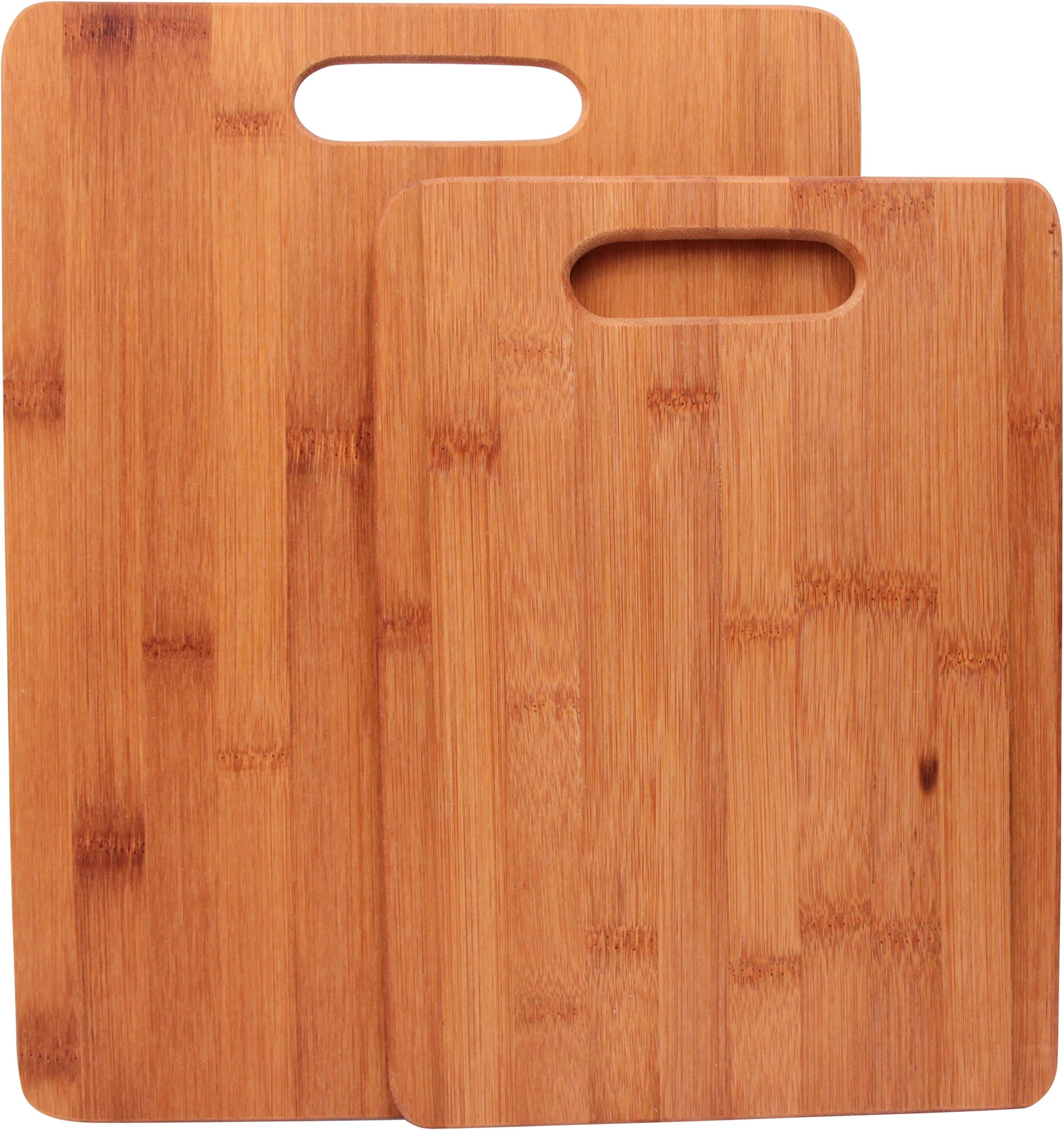Bamboo Cutting Boards - Premium Small, Medium & Large Wood, Bamboo Chopping Board Sets by Ergo Kitchen Accessories (Dark - 2 piece)