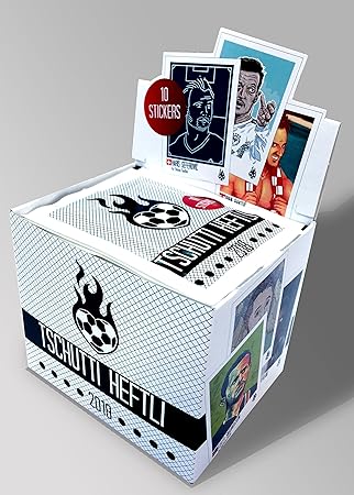tschutti heftli WM 2018 Russia - Sticker-Display mit 50 Tüten je 10 Sticker - 500 Sticker - Ganz Große Fußballkunst Zum Sammeln: Amazon.es: Juguetes y juegos