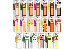 Only Zest - 100 PCS Animal Bookmarks, Class Gifts For Students in Bulk, Book Marks for Reading Kids, Bookmarks Kids, Bulk Bookmarks For Kids, Bookmarks For Students, Kids Bookmarks (Animal - 20 Style)