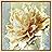 SIGNWIN Framed Canvas Wall Art Pale Yellow and White Carnation Floral Flower Oil Painting Impressionism Romantics Closeup Relax/Calm for Living Room, Bedroom, Office - 16x16 inches