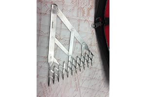 WERPOWER Ten-Point Spacing Dividers, 6" Tall, Stainless Steel