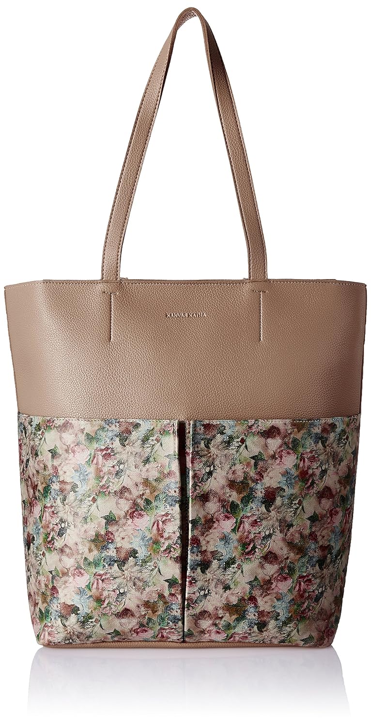 kanvas katha women's tote bag (multicolor) ()