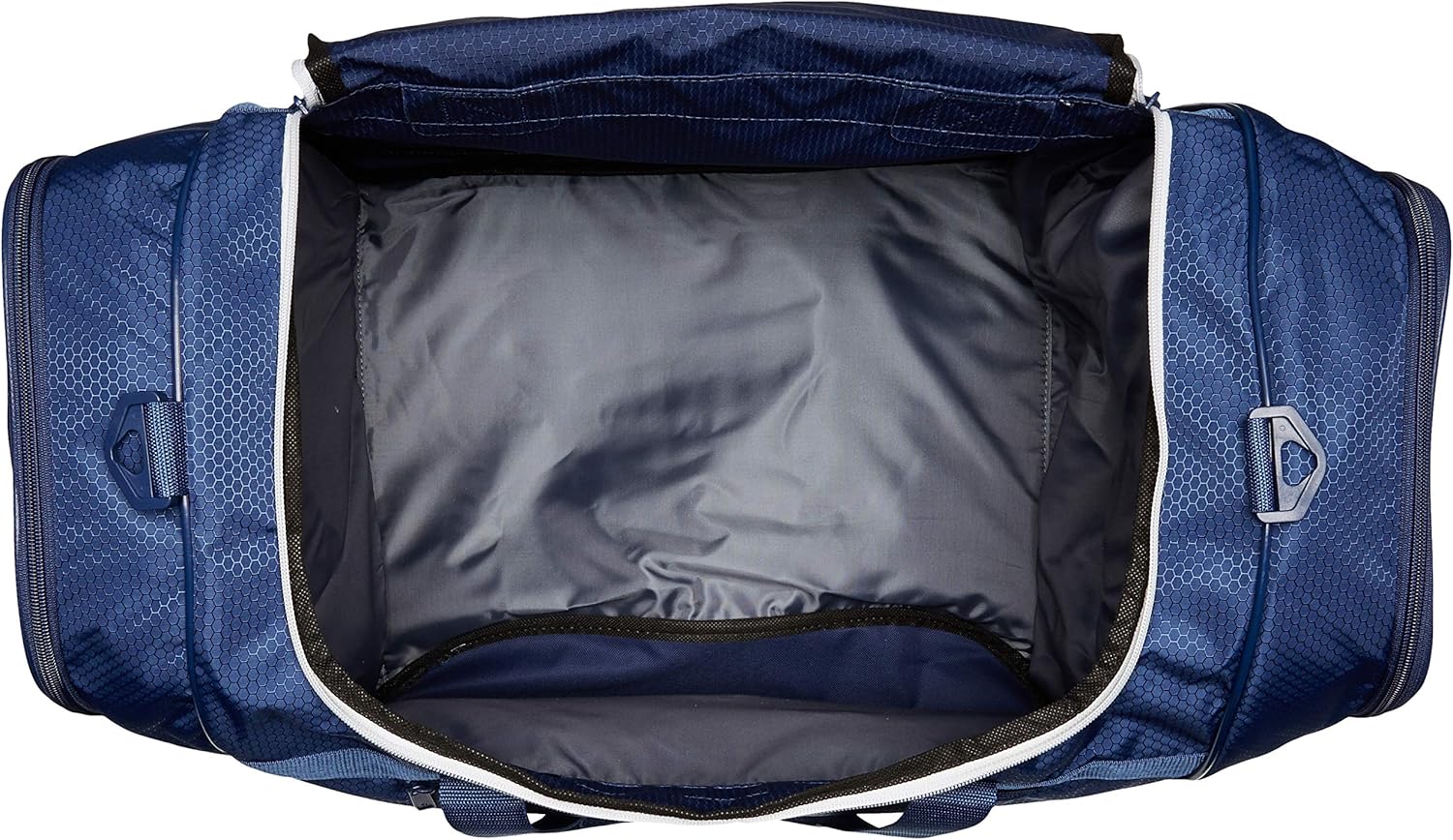 adidas Unisex Defender III Medium Duffel Bag, Tech Indigo Blue/Metallic Silver, Medium: Clothing