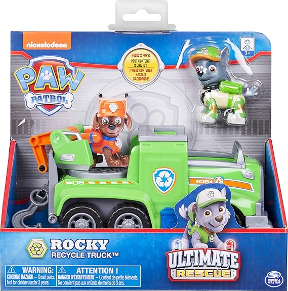rocky's ultimate rescue recycling truck