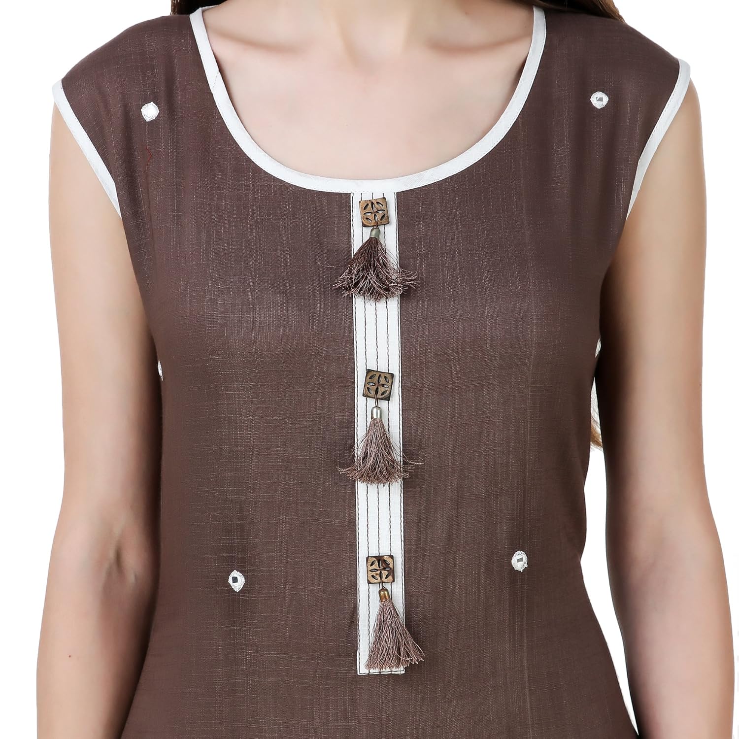 sreshee women's premium cotton designer kurti with palazzo pants set