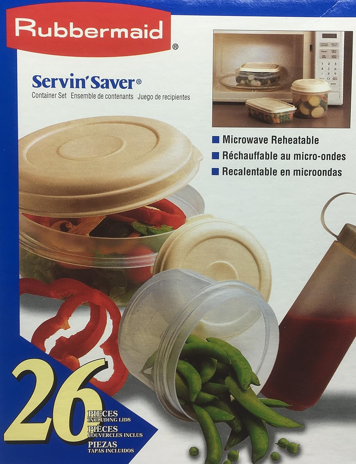 Amazon.com: Rubbermaid Servin Saver Vintage 1996 20 Pieces ...