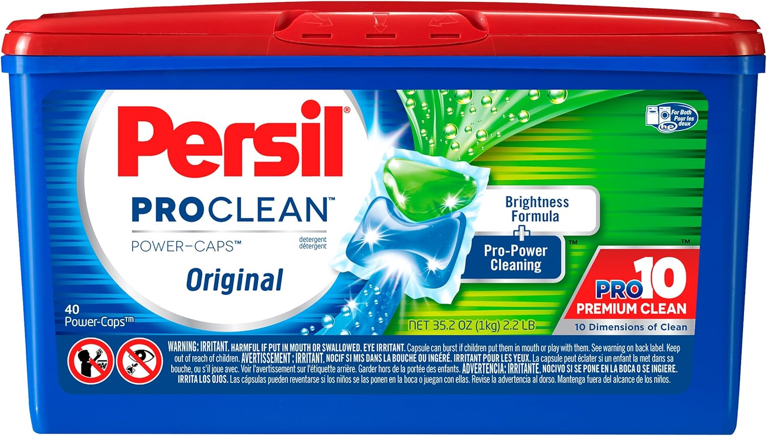 Persil Procleanoriginal Power Caps Laundry Detergent 40 Capsules Amazon Ca Health Personal Care