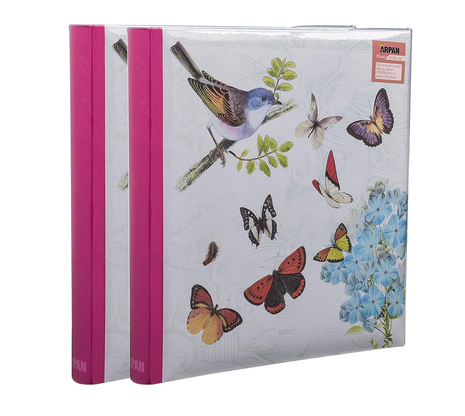 5x7'' Photo Albums Memo Writing Space 200 Photos slip in case Album13 x