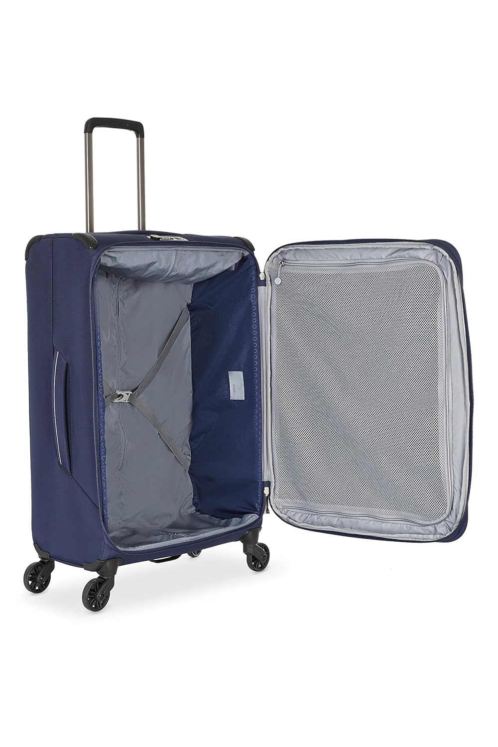 Antler Suitcase Oxygen 4 Wheel Spinner 55cm 36l Cabin Black