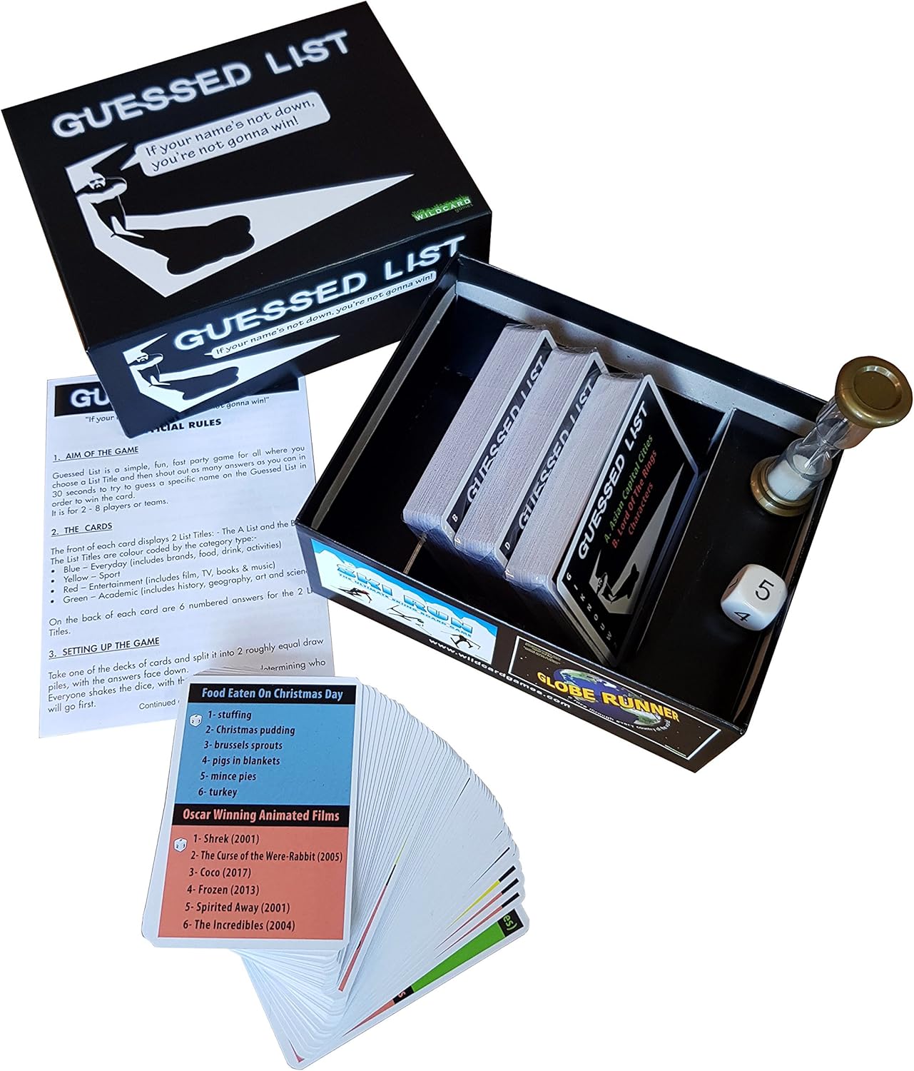 GUESSED LIST QUIZ GAME – Il Gioco Di Società A Quiz Per Tutta La Famiglia: Indovina Il Nome E Vinci La Carta! - 2