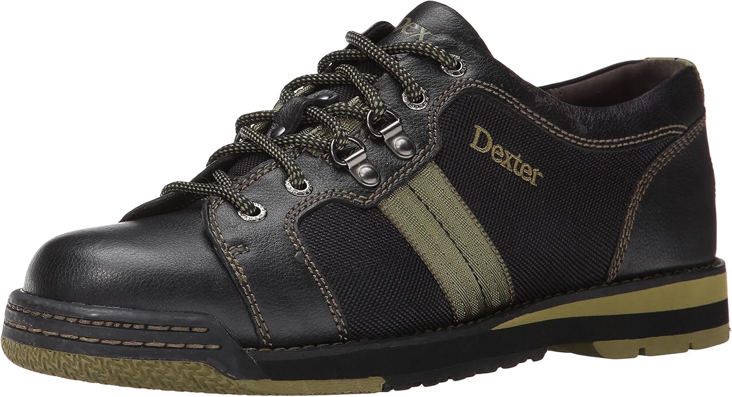 Dexter Men's Dexter SST Tank Bowling Shoes Black/Olive, US 7, UK 5.