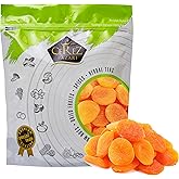 Cerez Pazari Dried Apricots Extra Jumbo Size, Turkish Premium Quality, Healthy Snack for Kids &amp; Adults, Dehydrated, No Sugar Added, Non-GMO, Gluten-Free, With Vitamin E &amp; More, Resealable, 1.5 lbs.