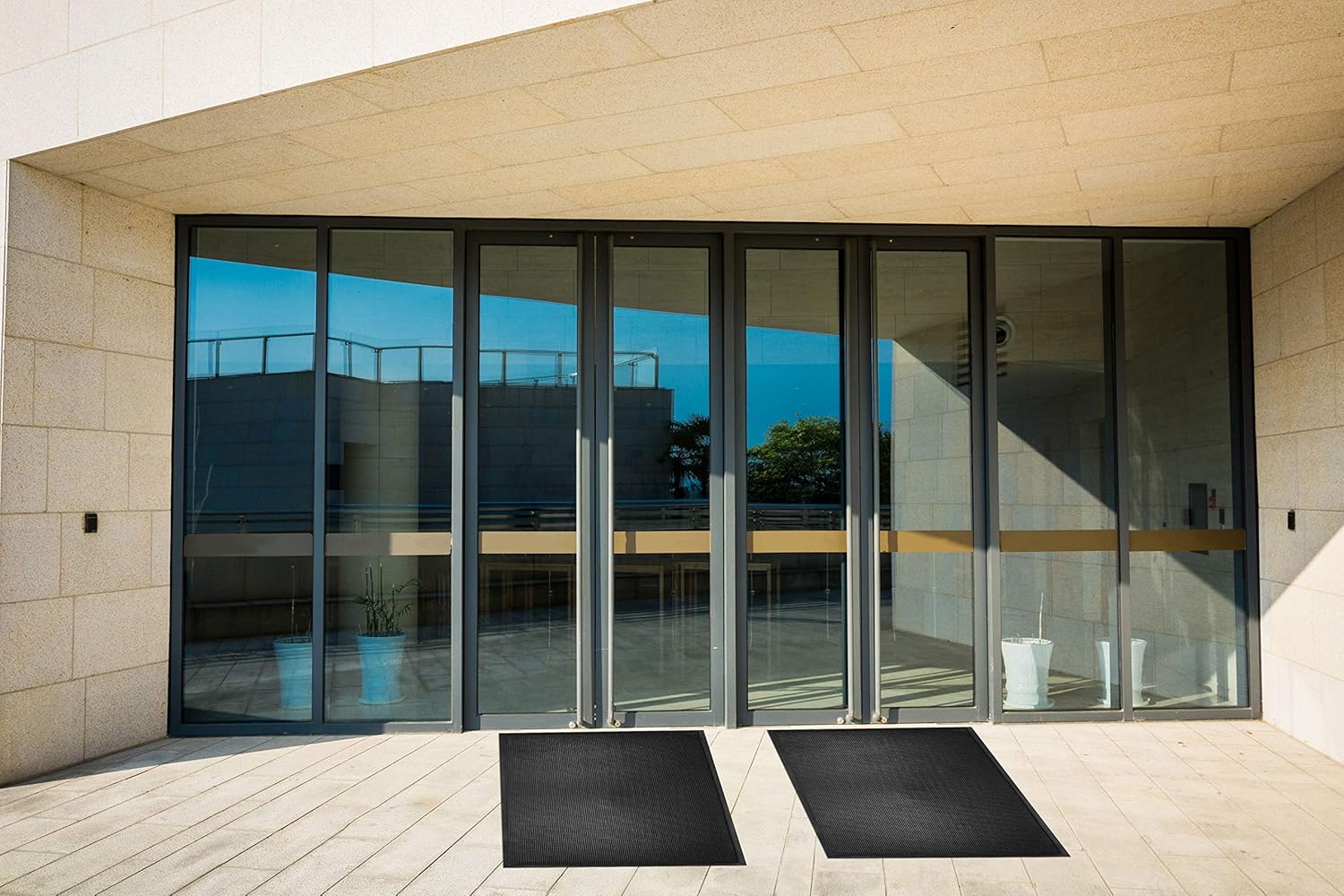 ID MAT Doormat, Rubber, Black, 90 x 180 cm, 90 x 180 cm (Rectangular) - Image 3