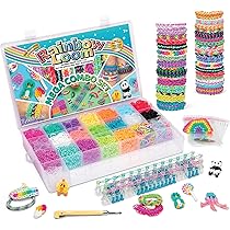 Rainbow Loom Treasure Box Sparkles with 8,000 Rubber Bands