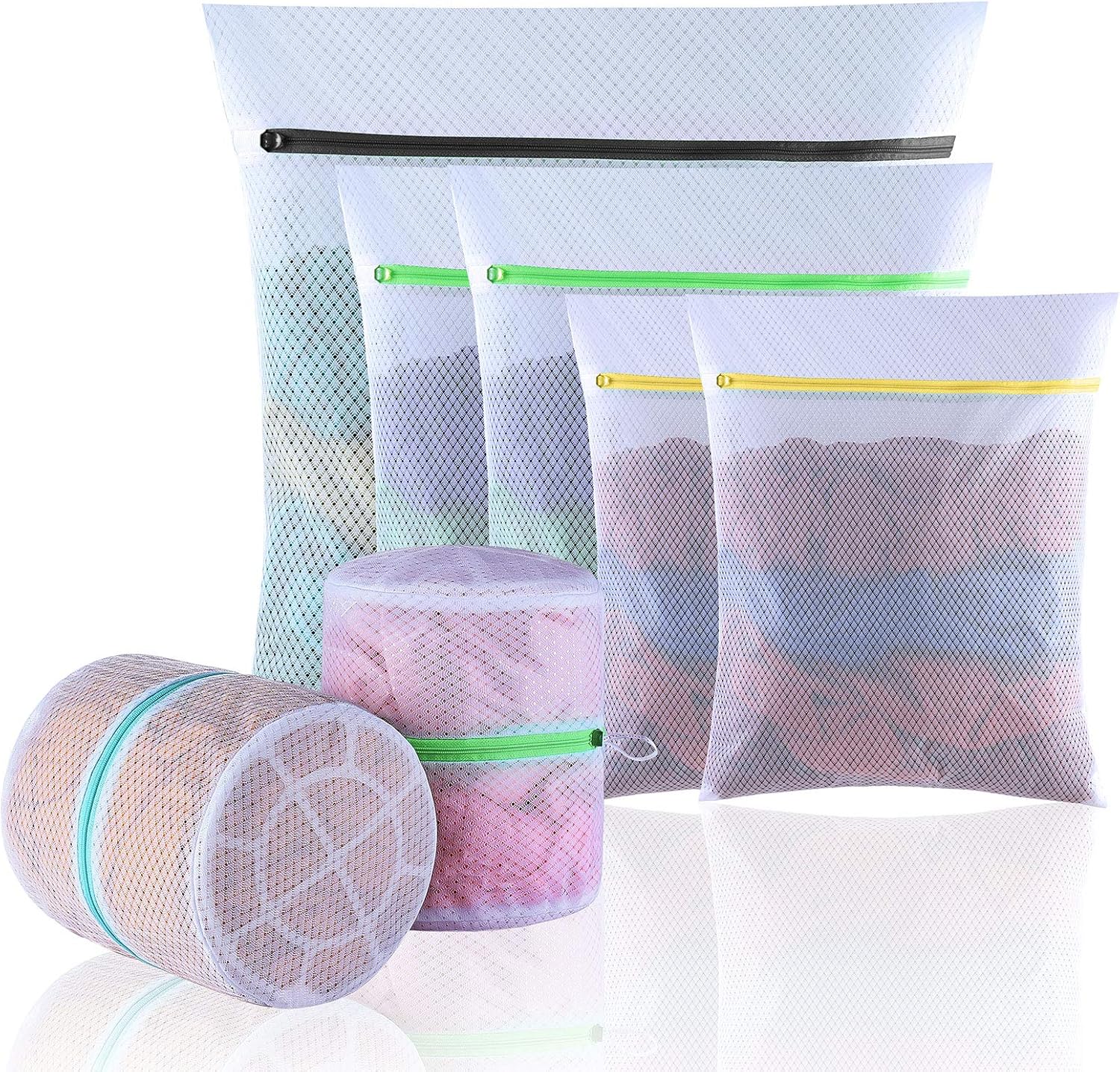 Gogooda Set of 7 Mesh Laundry Bag,Washing Machine Bags for Sweater