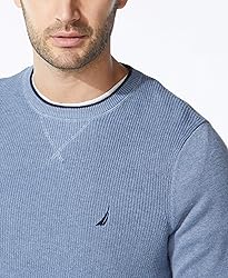 Nautica Men's Ribbed Sweater, Deep Anchor