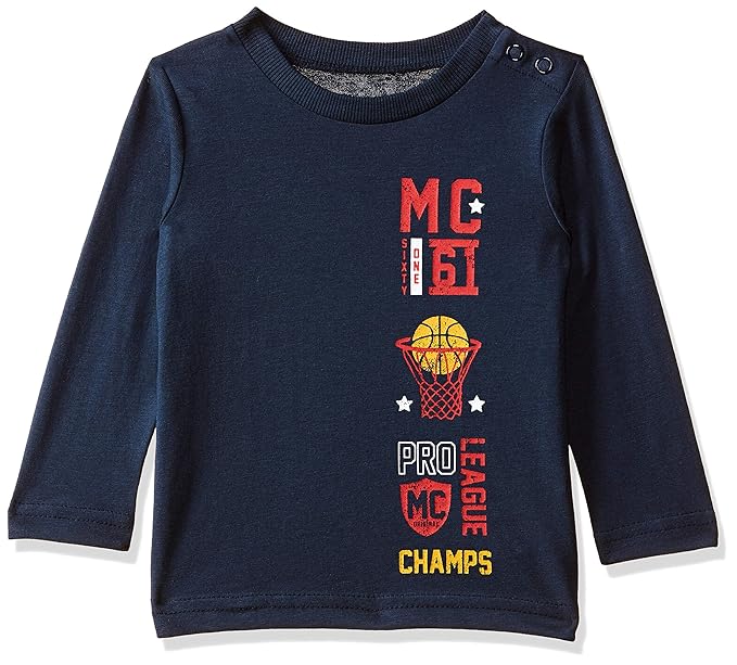 Baby Boys Animal Print Regular Fit T-Shirt