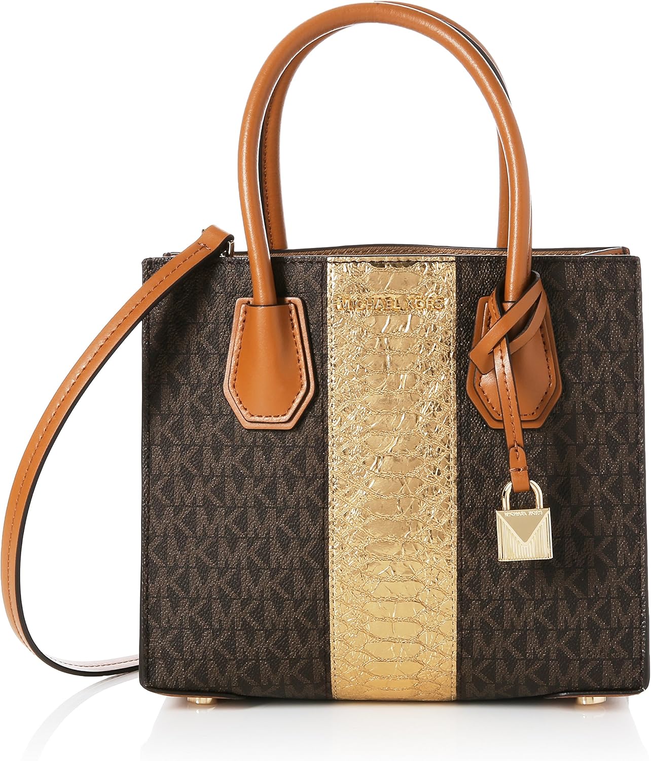 Michael Kors TopHandle Bag, Brown (Brown) Handbags