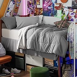 Bedsure Blue Twin XL Comforter Set - 5 Pieces