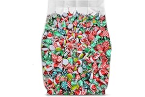 YUMMY CHEW Christmas Kisses Chocolate Candy Variety Pack - 2lb Holiday Kisses and Hugs Chocolate Candy Individually Wrapped for Stocking Stuffers, Secret Santa, Gift Bags & Holiday Party Favors - Bulk Christmas Candy Assortment - Bulk Candy - 2 Pounds