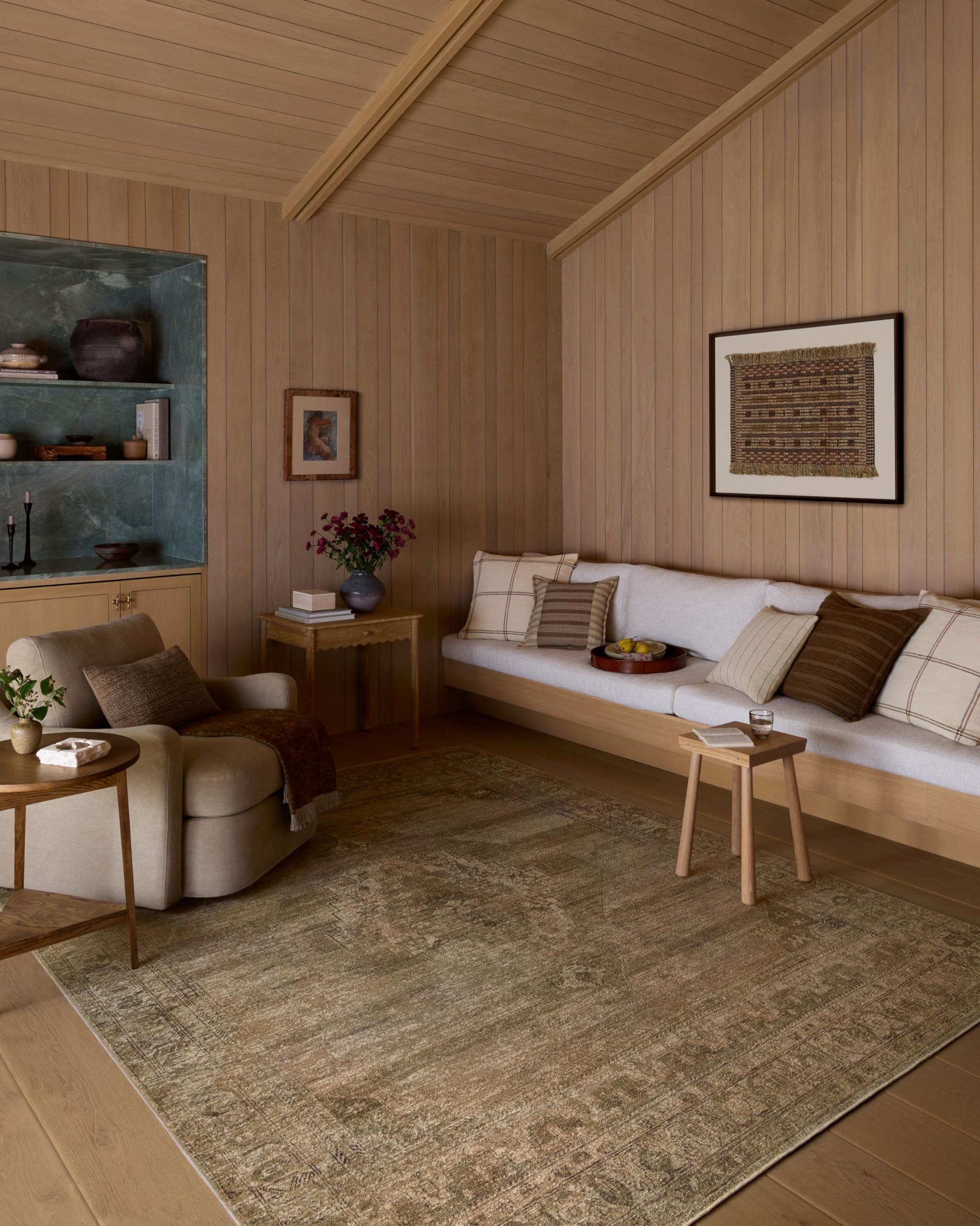 Photo 1 of Loloi Amber Lewis Cambria Collection CBR-03 Taupe/Antique Bronze 8'-6" x 11'-6" Area Rug Jute, Neutral, Vintage Style, Antique Tone, Living, Bedroom, Dining, Carpet