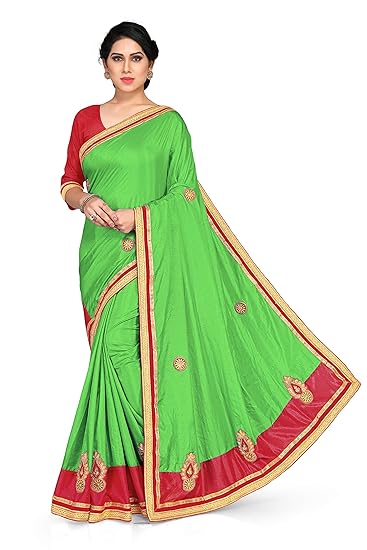 Womens Sana Silk Saree With Blouse Piece