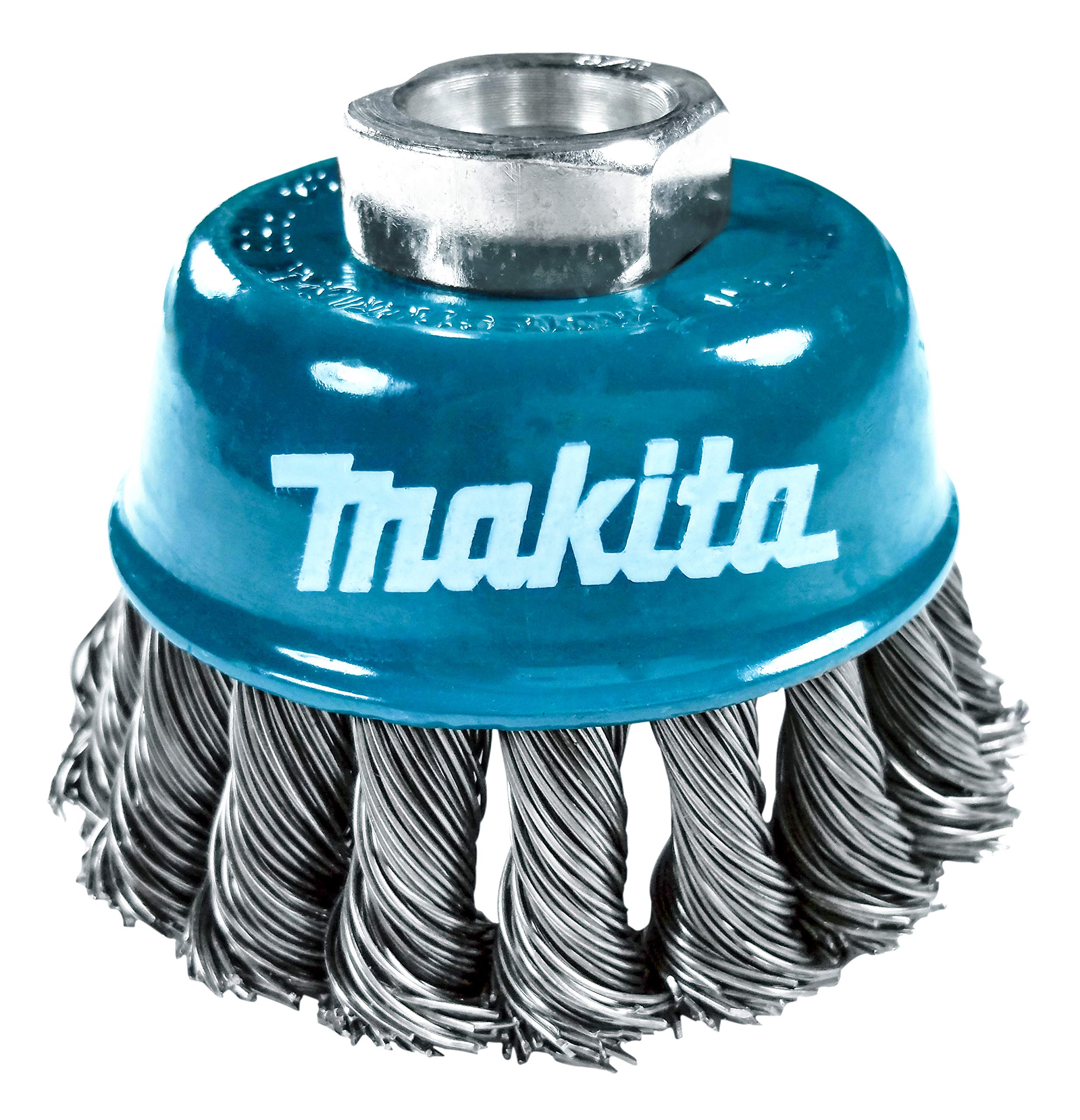 Makita 1 Piece 3 Inch Knotted Wire Cup Brush For Grinders Heavy