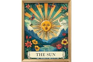 Leczany Cross Stitch Patterns Stamped Kit for Beginners | Embroidery Supplies DIY Craft Kit Starter Needlepoint for Adults or Kids | 11CT, 3 Strands | The Sun 15.8x20.1 inches