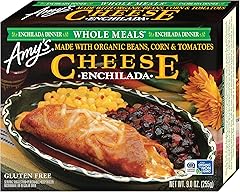 Amy's Frozen Meals, Cheese Enchilada Dinner with Black Beans and Corn, Gluten Free 9 oz.