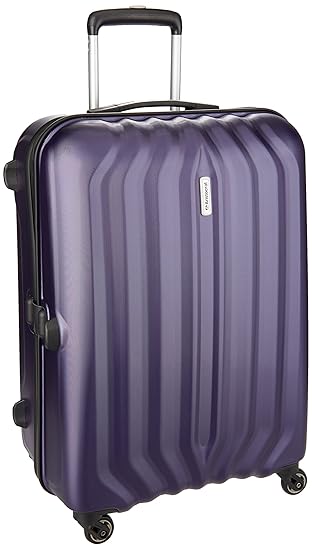Aristocrat Aston Polycarbonate 67 cms Purple Hard Sided Suitcase (ASTON67TMDP)