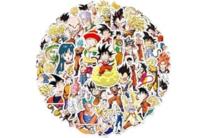 JMYUJX Cartoon Stickers Dragon Ball Super Anime for Kids, 50pcs Japanese Anime Stickers for Water Bottles,iPhone,Styling Cute Toys Doodle PVC Creative