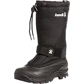 Kamik Women's Greenbay4 Winter Boots, Waterproof Snow Boots | Waterproof 600D Nylon Upper, Removable 8 Mm Thermal Guard Liner, Lightweight Shell, Superior Grip in Snow
