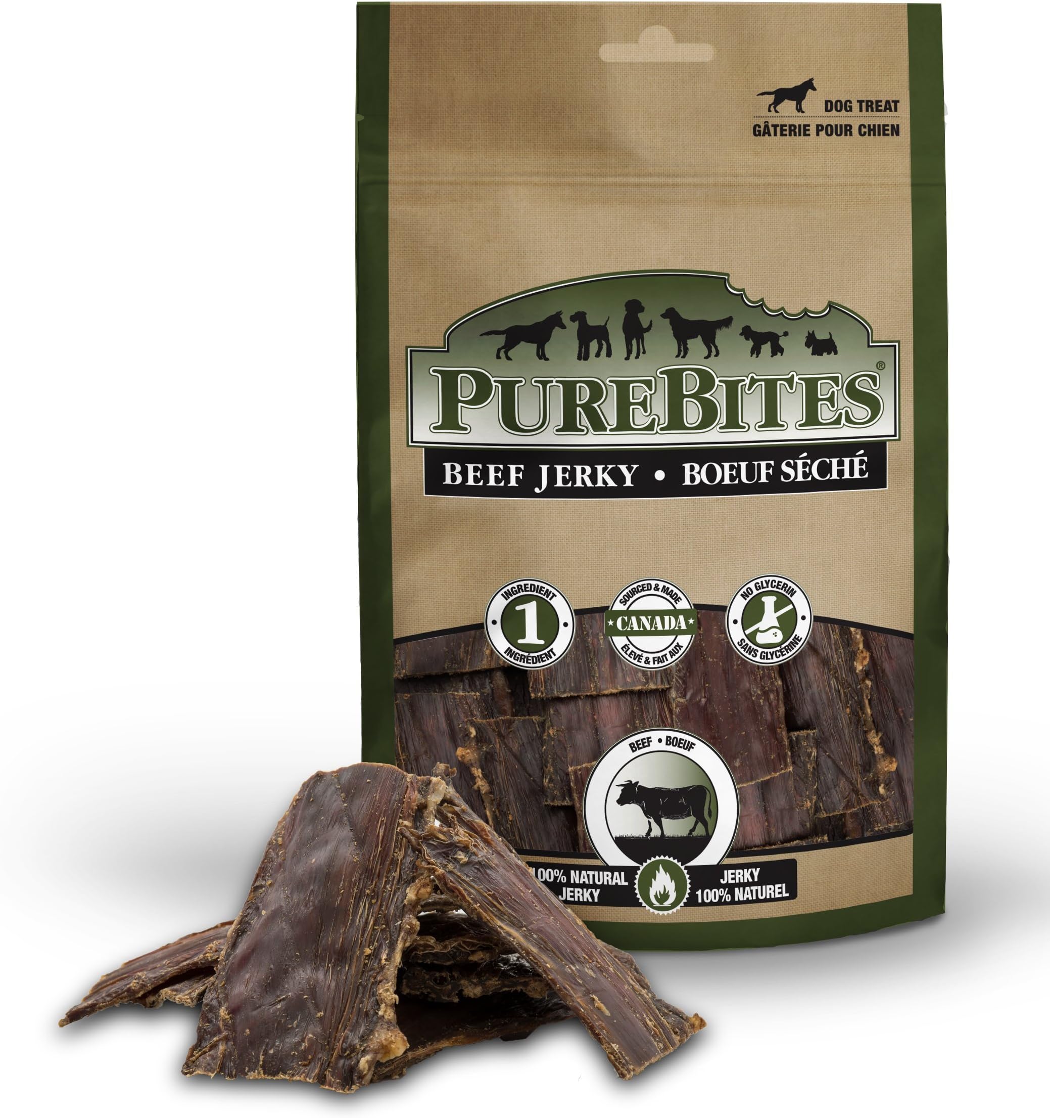 PureBites Beef Jerky Dog Treats